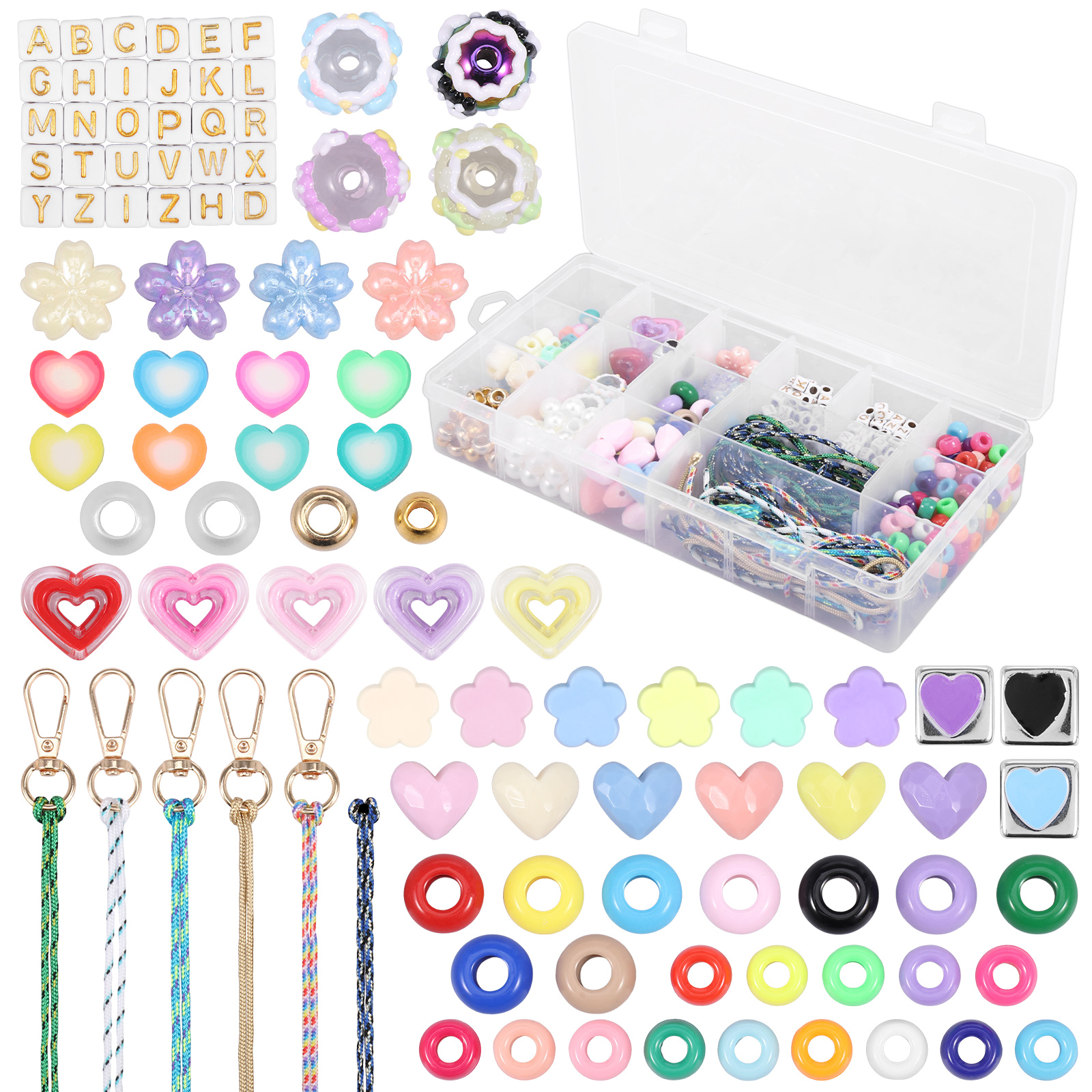 421PCS Beaded Keychain Making  - Embellishment Crafts reseña y precio