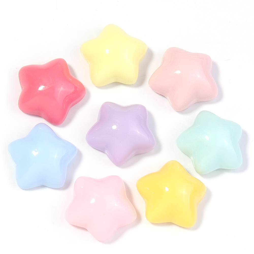 50pcs/lot 16mm Colorful Star R - Embellish Craft reseña y precio