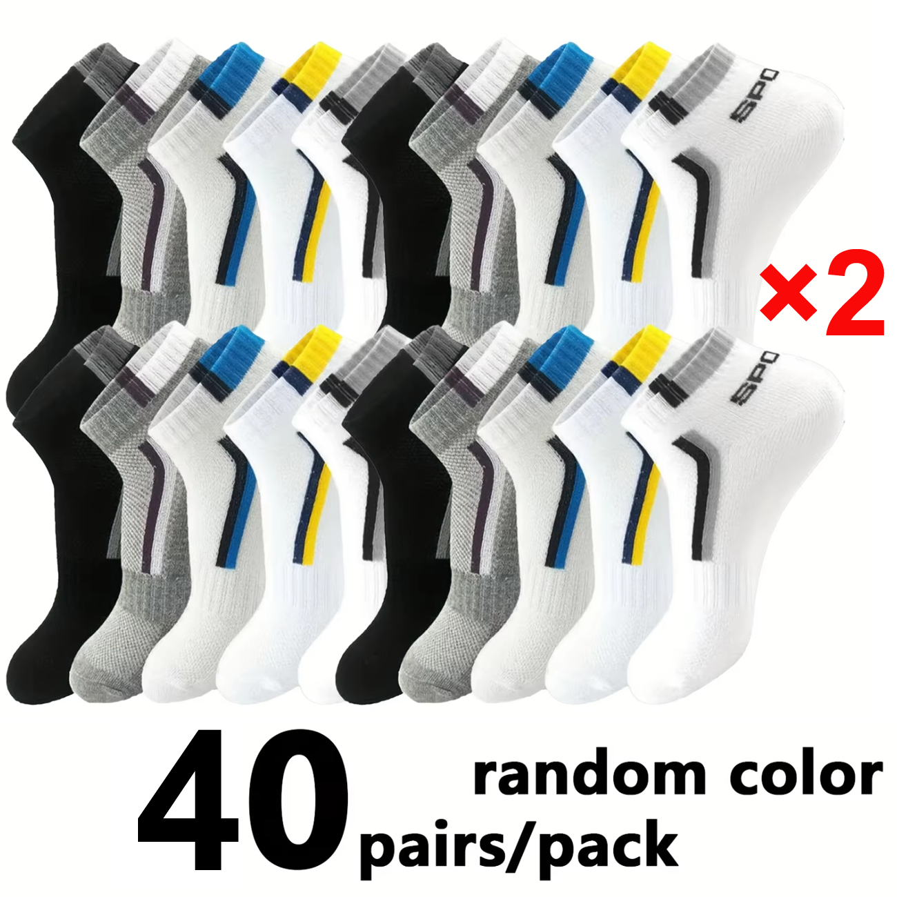5/10/40Pair Men's Anti-Slip An - Embellish Knit reseña y precio