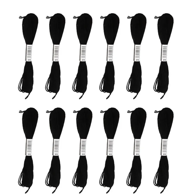 24PCS Black White Cross Stitch - Embroidery Craft reseña y precio