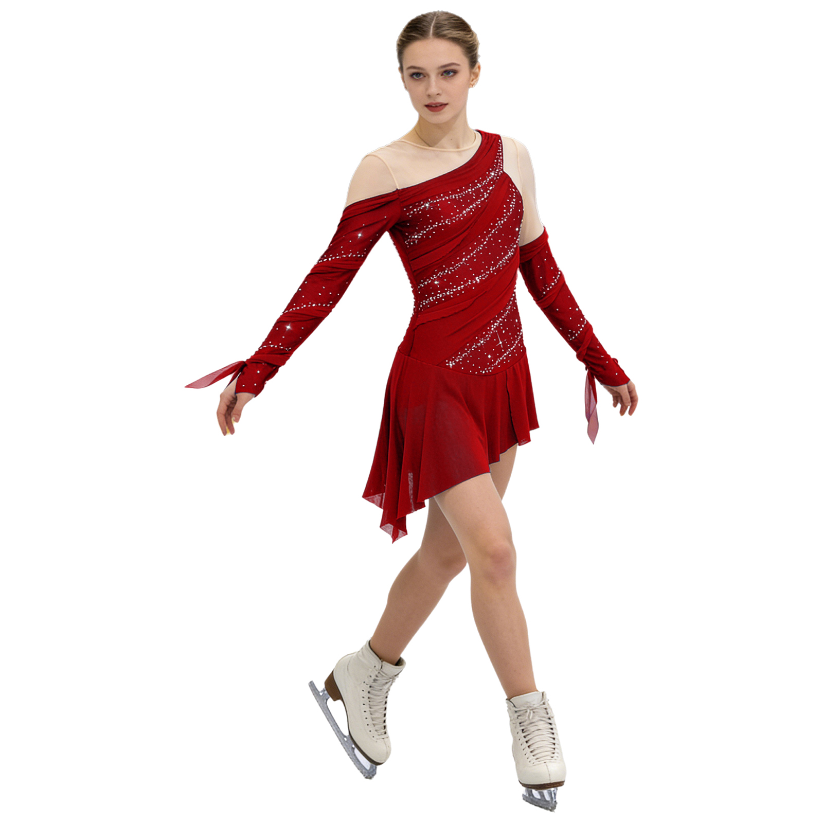 Women Rhinestone Lyrical Dance - Rhinestone Banding Trim reseña y precio