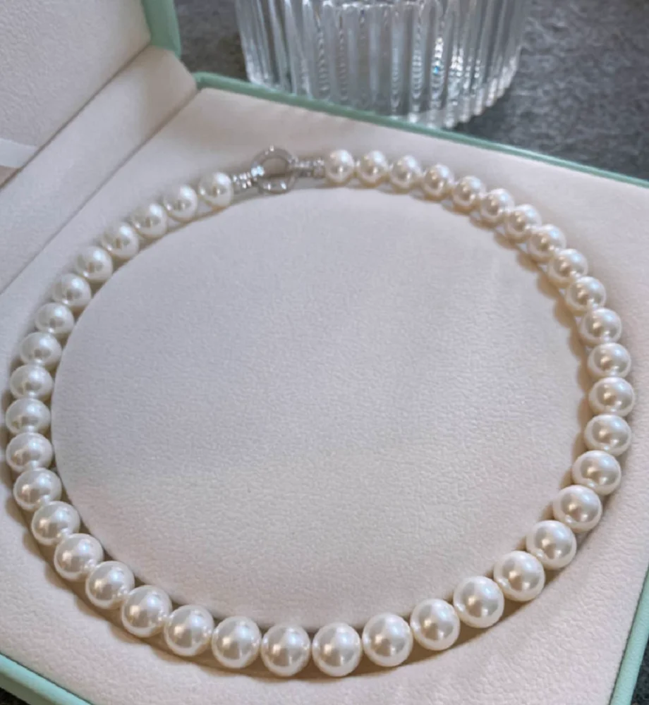 Gorgeous AAAA++9-10mm 10-11mm  - Pearl Trim Chain reseña y precio
