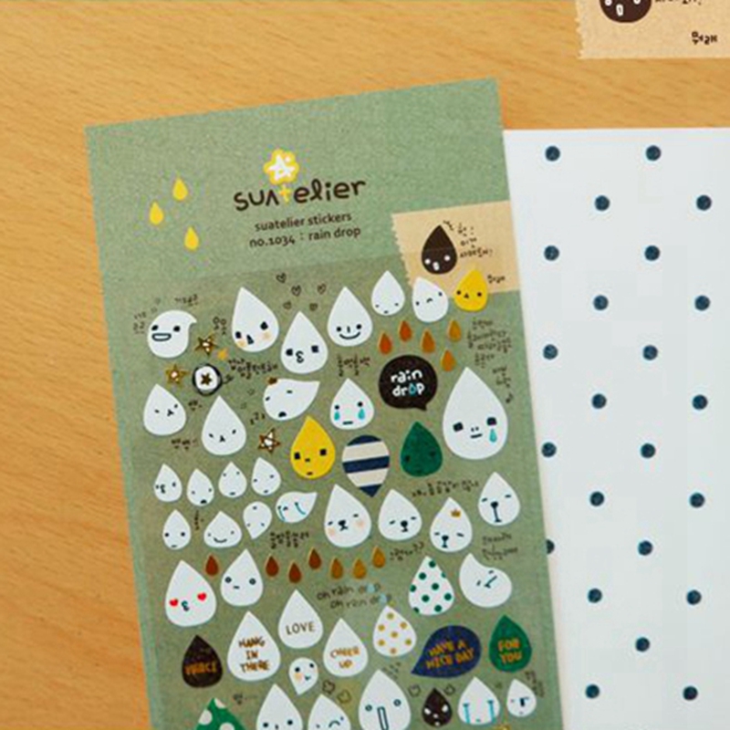 Korea Suatelier Rain Drop Stic - Embellishments For Scrapbooking reseña y precio