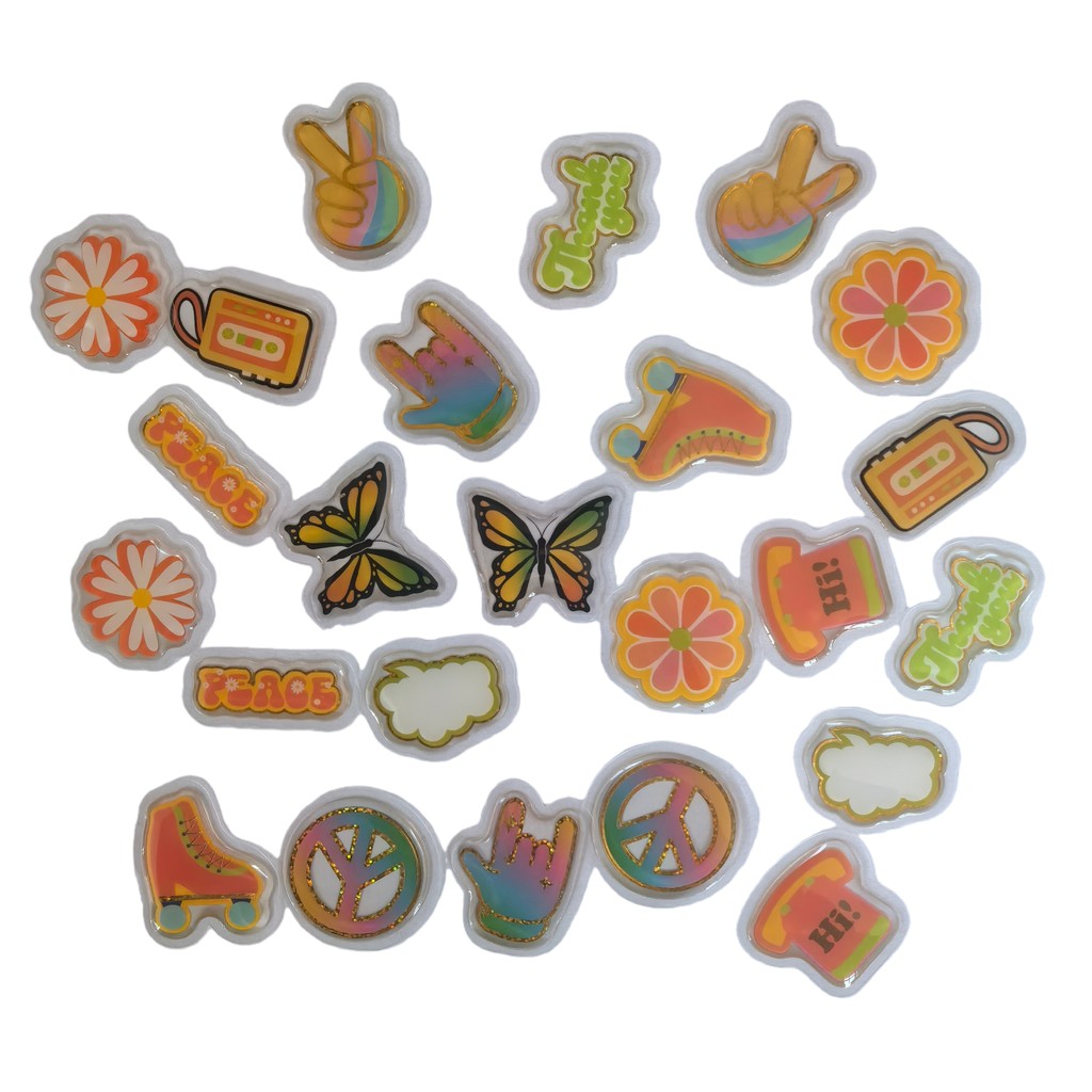45 Pcs Adorable Epoxy Stickers - Craft Embellishment World reseña y precio