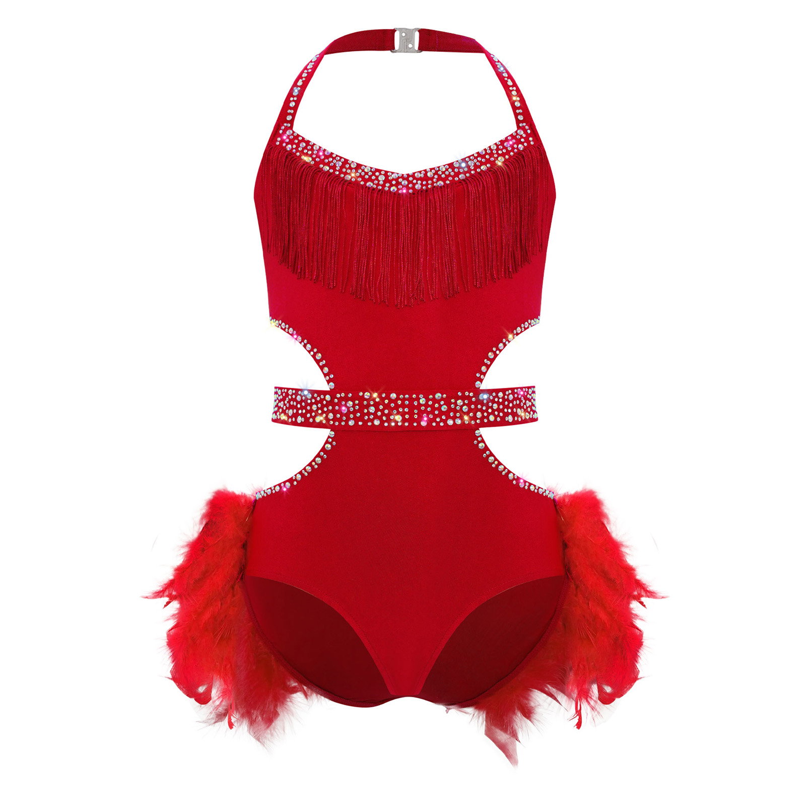 Kids Girls Latin Jazz Dance Co - Rhinestone Banding Trim reseña y precio