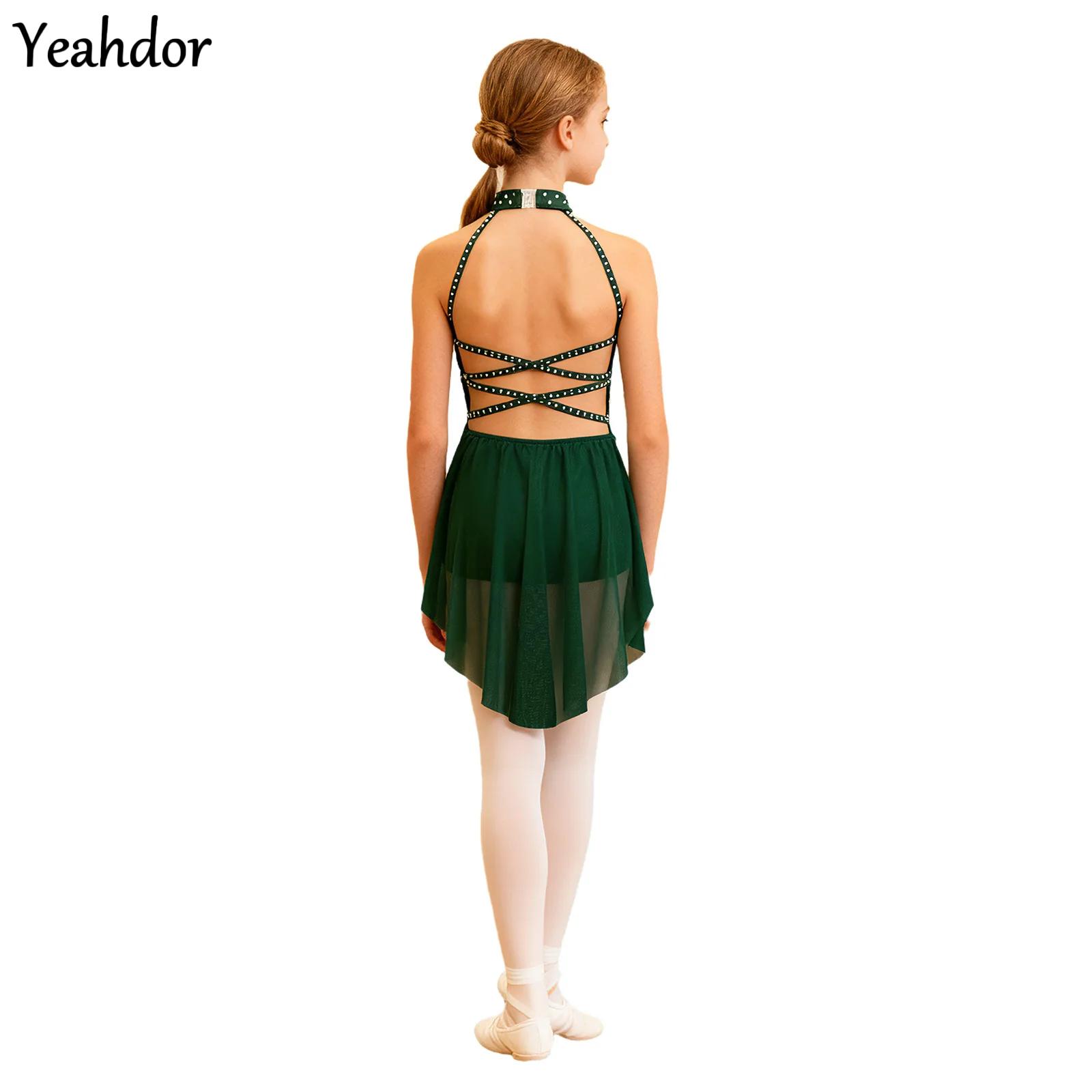 Girls Lyrical Dance Dress Rhin - Rhinestone Banding Trim reseña y precio