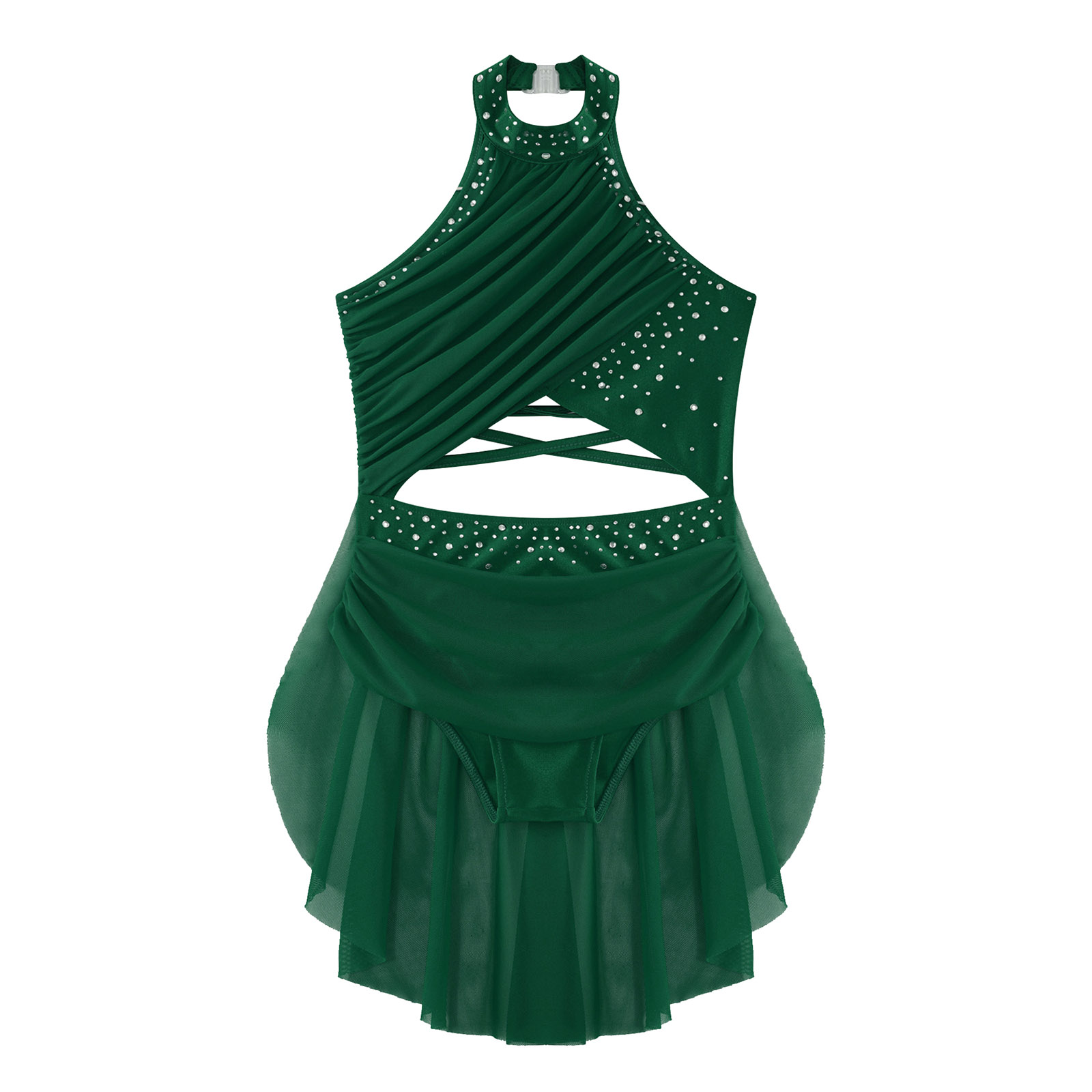 Girls Lyrical Dance Dress Rhin - Rhinestone Banding Trim reseña y precio