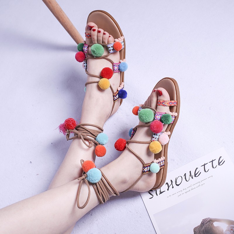 Women's Sandals Able and Elega - Tassel Fringe Trim reseña y precio