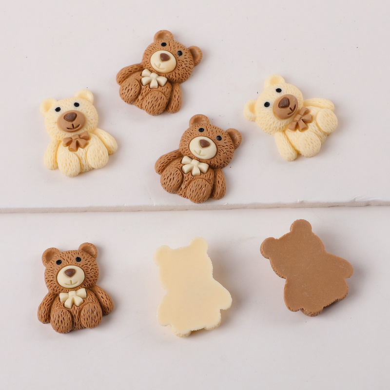 10/30/50pcs Resin Teddy Bear C - Embellishments For Scrapbooking reseña y precio