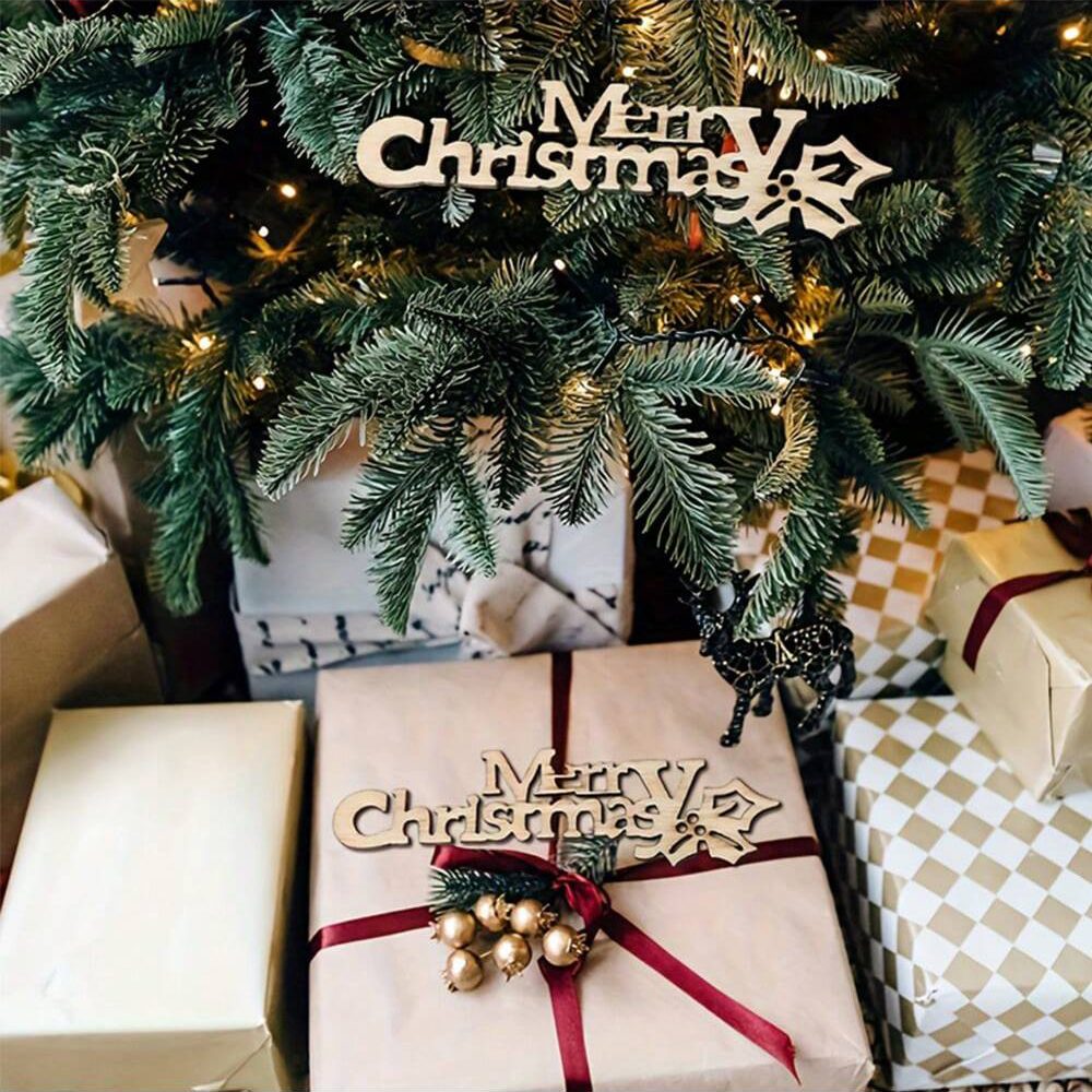 10/20/100Pcs Merry Christmas W - Embellishments For Scrapbooking reseña y precio