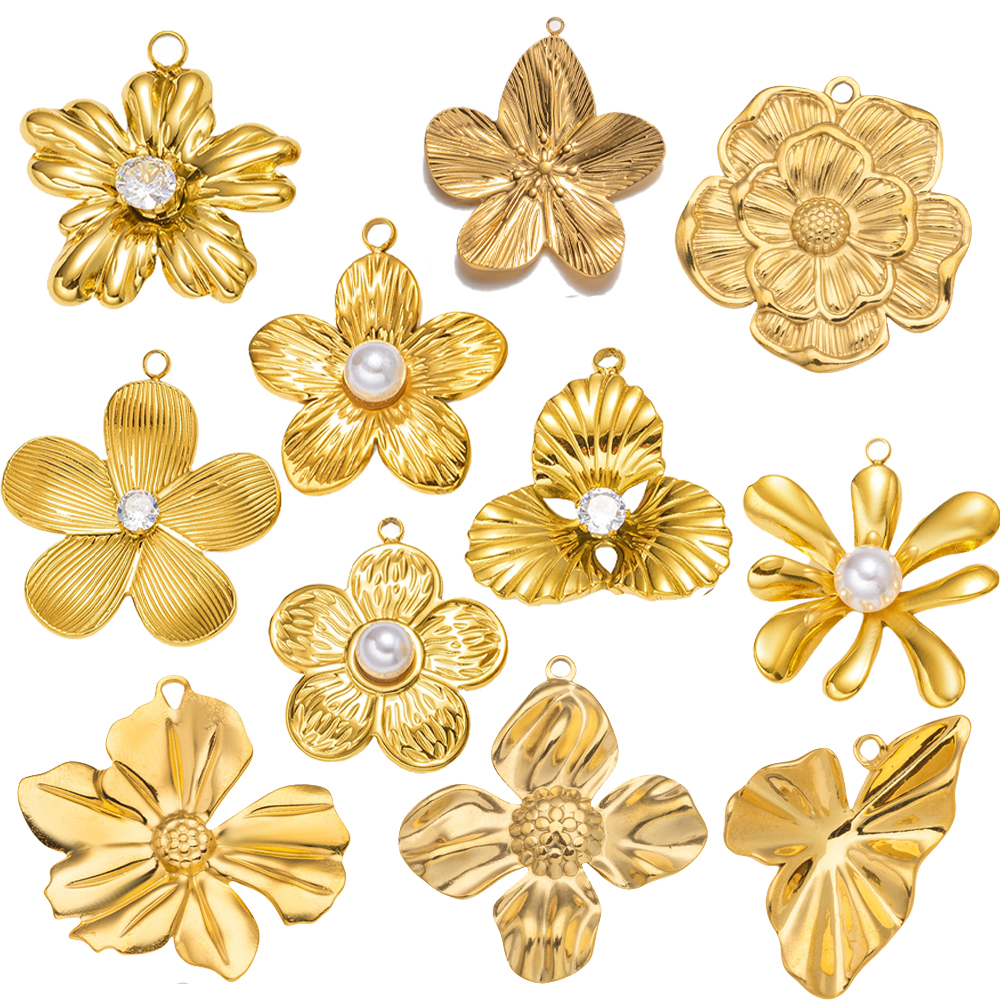 5pcs Gold Stainless Steel Flow - Embellishment Crafts reseña y precio