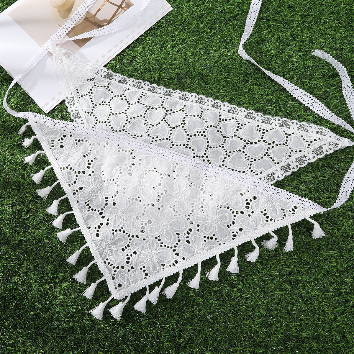 AWAYTR Hollow Lace Tassel Hair - Tassel Fringe Trim reseña y precio