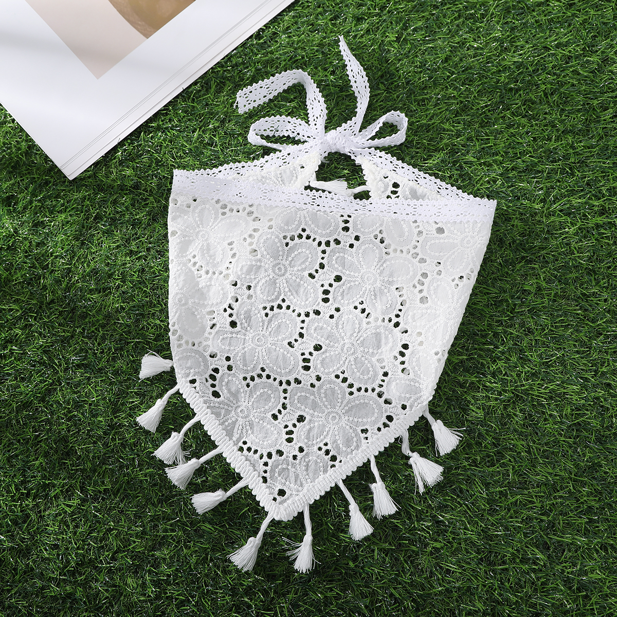 AWAYTR Hollow Lace Tassel Hair - Tassel Fringe Trim reseña y precio