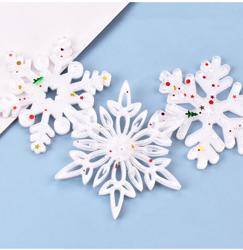 Christmas Hollow Snowflake Orn - Christmas Craft Embellishment reseña y precio