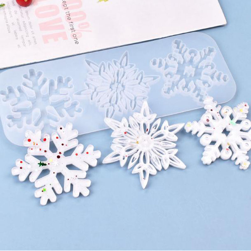 Christmas Hollow Snowflake Orn - Christmas Craft Embellishment reseña y precio