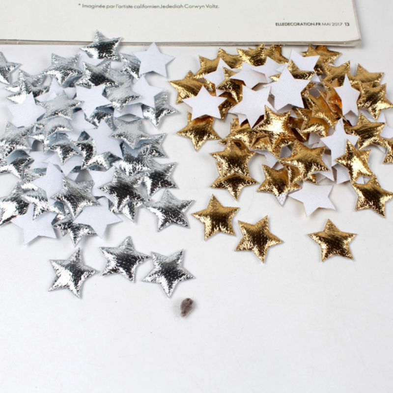 100Pcs Gold/Silver Stars For C - Embellishments For Scrapbooking reseña y precio
